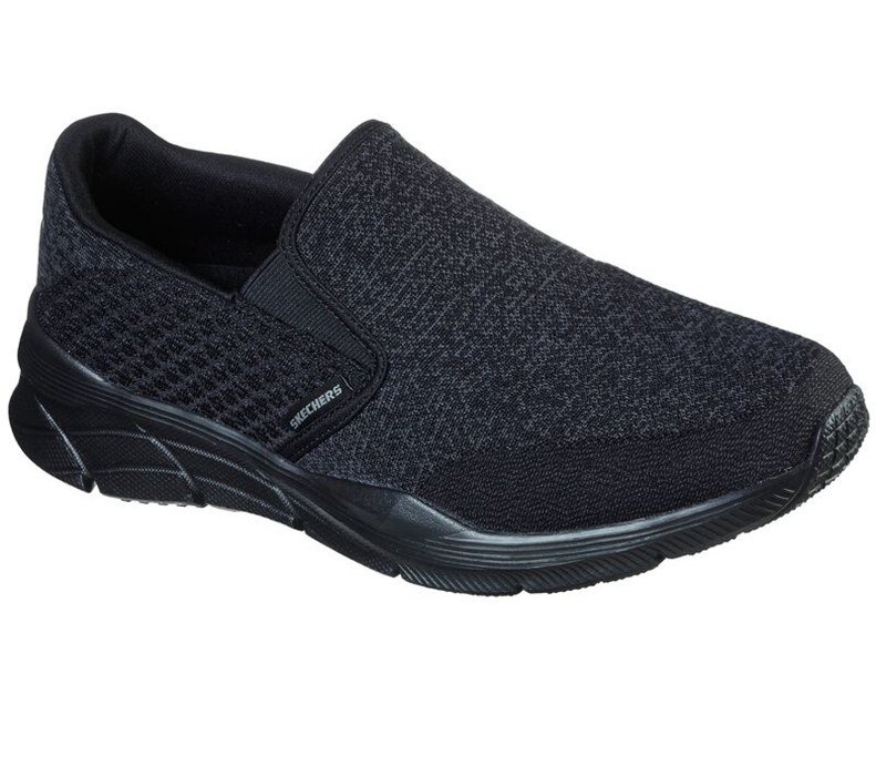 Skechers Relaxed Fit: Equalizer 4.0 - Revivify - Mens Slip On Shoes Black [AU-QO4150]